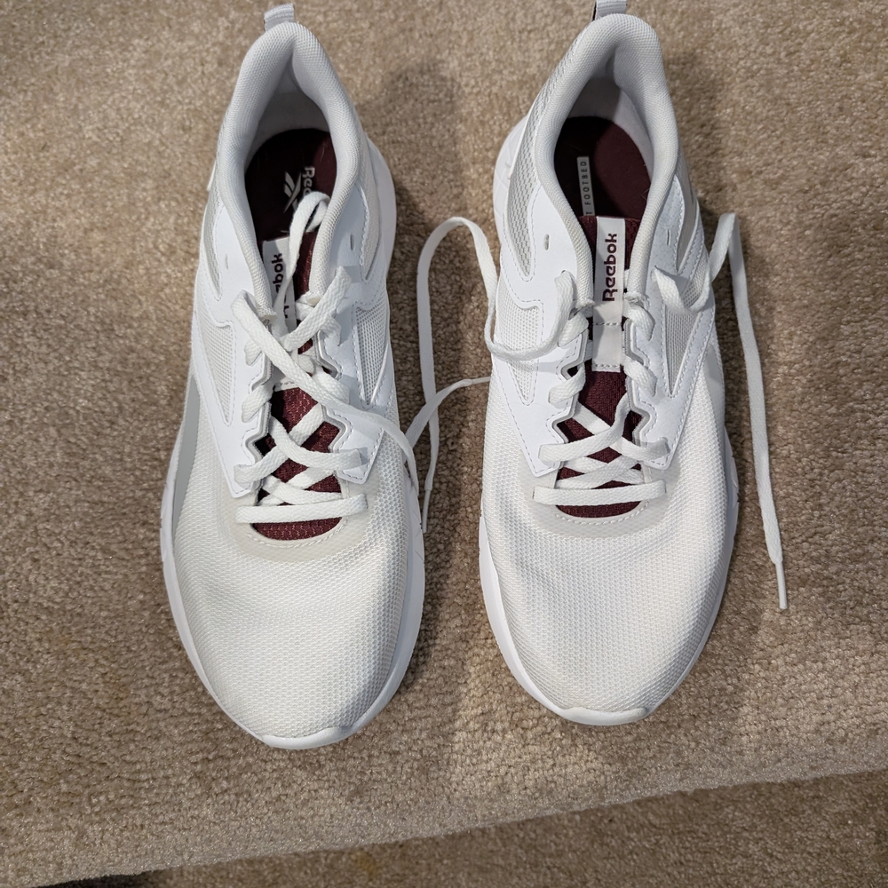 Reebok White Athletic Sneakers